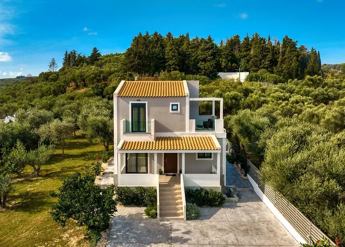 Villa Valeria Luxury - Private Pool - Nestled In Olive Groves Near Tsilivi Plános