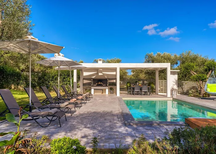 Villa Valeria Luxury - Private Pool - Nestled In Olive Groves Near Tsilivi *