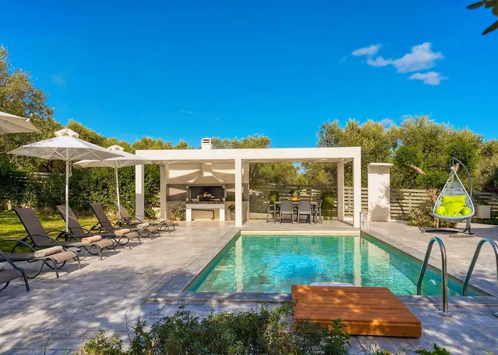 Valeria Luxury - Private Pool - Nestled In Olive Groves Near Tsilivi * Plános